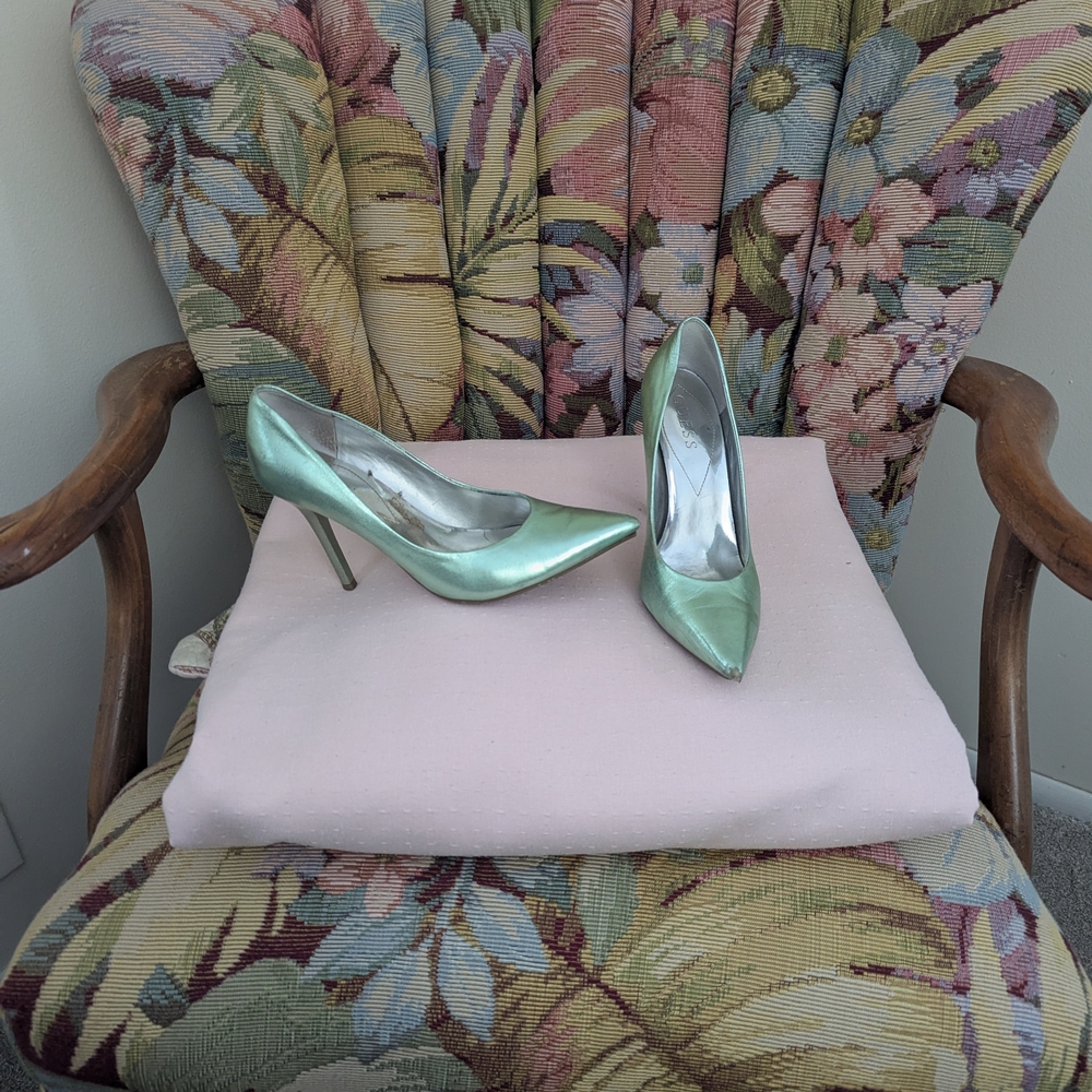 Guess Mint Green Stiletto Heels